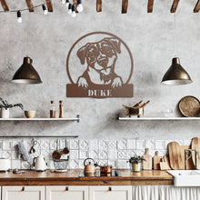 Load image into Gallery viewer, Pit Bull Metal Wall Art