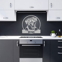 Load image into Gallery viewer, Pit Bull Metal Wall Art