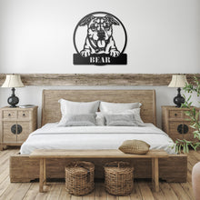 Load image into Gallery viewer, Pit Bull Terrier Metal Wall Art