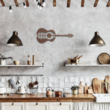 Load image into Gallery viewer, Reflection Guitar Metal Wall Art