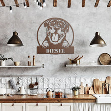 Load image into Gallery viewer, Rottweiler Metal Wall Art