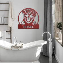 Load image into Gallery viewer, Rottweiler Metal Wall Art