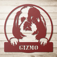 Load image into Gallery viewer, Shih Tzu Metal Wall Art