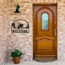 Load image into Gallery viewer, Welcome Wild Horse Metal Wall Art