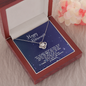 Love Knot Happy Retirement Knot Necklace,
