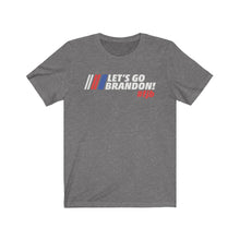 Load image into Gallery viewer, Let's Go Brandon Nascar Themed FJB Unisex Jersey Short Sleeve T-Shirt