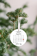 Load image into Gallery viewer, Personalized Engaged Ornament