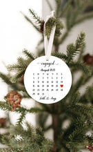Load image into Gallery viewer, Personalized Engaged Ornament