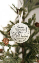 Load image into Gallery viewer, Friends Imprinted in Our Hearts Christmas Ornament
