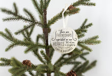 Load image into Gallery viewer, Friends Imprinted in Our Hearts Christmas Ornament