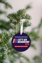 Load image into Gallery viewer, Let's Go Brandon Nascar FJB with Stars Christmas Ornament - Get 30% OFF + FREE Shipping When You Order 10 Or More