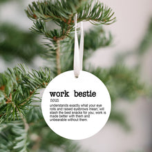 Load image into Gallery viewer, Work Bestie Coworker Christmas Ornament - Get 30% OFF + FREE Shipping When You Order 10 Or More