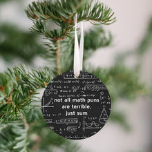 Load image into Gallery viewer, Not All Puns Math Teacher Ornament - Get 30% OFF + FREE Shipping When You Order 10 Or More