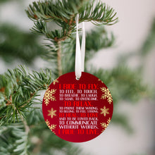 Load image into Gallery viewer, I Ride To Fly Christmas Ornament - Get 30% OFF + FREE Shipping When You Order 10 Or More