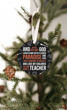 Load image into Gallery viewer, And On The 8th Day Teacher Christmas Ornament - Get 30% OFF + FREE Shipping When You Order 10 Or More