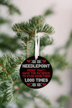 Load image into Gallery viewer, Needle Point Christmas Ornament - Get 30% OFF + FREE Shipping When You Order 10 Or More