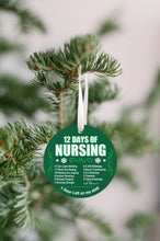Load image into Gallery viewer, 12 Days Of Nursing Christmas Christmas Ornament - Get 30% OFF + FREE Shipping When You Order 10 Or More