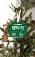 Load image into Gallery viewer, 12 Days Of Nursing Christmas Christmas Ornament - Get 30% OFF + FREE Shipping When You Order 10 Or More