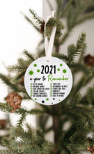Load image into Gallery viewer, 2021 A Year To Remember Christmas Ornament - Get 30% OFF + FREE Shipping When You Order 10 Or More