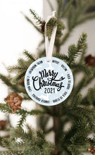 Load image into Gallery viewer, 2021 Merry Christmas Christmas Ornament - Get 30% OFF + FREE Shipping When You Order 10 Or More