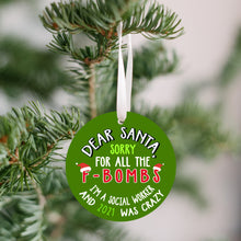 Load image into Gallery viewer, Santa F Bomb Social Worker Christmas Ornament - Get 30% OFF + FREE Shipping When You Order 10 Or More