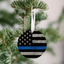 Load image into Gallery viewer, Blue Lives Christmas Ornament - Get 30% OFF + FREE Shipping When You Order 10 Or More