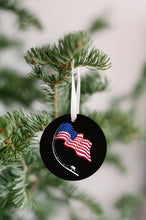 Load image into Gallery viewer, Fishing American Flag Christmas Ornament - Get 30% OFF + FREE Shipping When You Order 10 Or More
