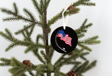 Load image into Gallery viewer, Fishing American Flag Christmas Ornament - Get 30% OFF + FREE Shipping When You Order 10 Or More