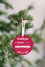 Load image into Gallery viewer, Grandma - Granddaughter Christmas Ornament - Get 30% OFF + FREE Shipping When You Order 10 Or More