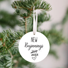 Load image into Gallery viewer, New Beginnings 2021/2022 Christmas Ornament - Get 30% OFF + FREE Shipping When You Order 10 Or More.