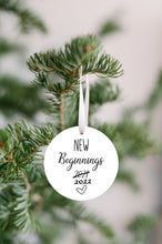 Load image into Gallery viewer, New Beginnings 2021/2022 Christmas Ornament - Get 30% OFF + FREE Shipping When You Order 10 Or More.