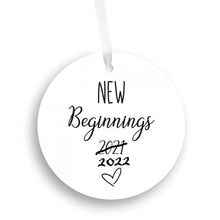 Load image into Gallery viewer, New Beginnings 2021/2022 Christmas Ornament - Get 30% OFF + FREE Shipping When You Order 10 Or More.