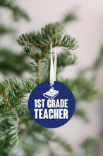 Load image into Gallery viewer, 1st Grade Teacher Christmas Ornament - Get 30% OFF + FREE Shipping When You Order 10 Or More.