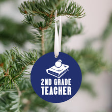 Load image into Gallery viewer, 2nd Grade Teacher Christmas Ornament - Get 30% OFF + FREE Shipping When You Order 10 Or More.