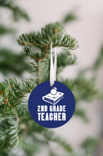 Load image into Gallery viewer, 2nd Grade Teacher Christmas Ornament - Get 30% OFF + FREE Shipping When You Order 10 Or More.