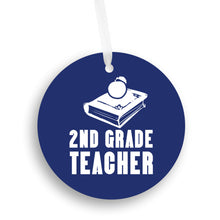 Load image into Gallery viewer, 2nd Grade Teacher Christmas Ornament - Get 30% OFF + FREE Shipping When You Order 10 Or More.