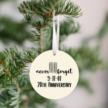 Load image into Gallery viewer, 911 - 20 Year Anniversary Christmas Ornament - Get 30% OFF + FREE Shipping When You Order 10 Or More.