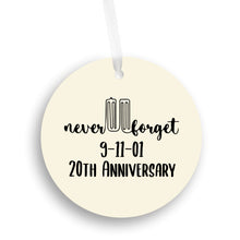 Load image into Gallery viewer, 911 - 20 Year Anniversary Christmas Ornament - Get 30% OFF + FREE Shipping When You Order 10 Or More.