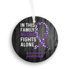 Load image into Gallery viewer, Alzheimer's Awareness Christmas Ornament - Get 30% OFF + FREE Shipping When You Order 10 Or More.