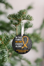 Load image into Gallery viewer, Appendix Cancer Awareness Christmas Ornament - Get 30% OFF + FREE Shipping When You Order 10 Or More.