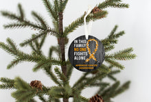 Load image into Gallery viewer, Appendix Cancer Awareness Christmas Ornament - Get 30% OFF + FREE Shipping When You Order 10 Or More.