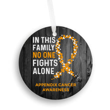 Load image into Gallery viewer, Appendix Cancer Awareness Christmas Ornament - Get 30% OFF + FREE Shipping When You Order 10 Or More.