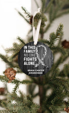 Load image into Gallery viewer, Brain Cancer Awareness Christmas Ornament - Get 30% OFF + FREE Shipping When You Order 10 Or More.