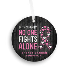 Load image into Gallery viewer, Breast Cancer Survivor Christmas Ornament - Get 30% OFF + FREE Shipping When You Order 10 Or More.