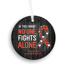Load image into Gallery viewer, Candida Awareness Christmas Ornament - Get 30% OFF + FREE Shipping When You Order 10 Or More.