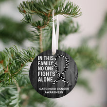 Load image into Gallery viewer, Carcinoid Cancer Awareness Christmas Ornament - Get 30% OFF + FREE Shipping When You Order 10 Or More.