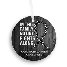 Load image into Gallery viewer, Carcinoid Cancer Awareness Christmas Ornament - Get 30% OFF + FREE Shipping When You Order 10 Or More.