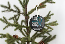 Load image into Gallery viewer, Cervical Cancer Awareness Christmas Ornament - Get 30% OFF + FREE Shipping When You Order 10 Or More.