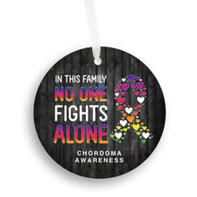 Load image into Gallery viewer, Chordoma Awareness Christmas Ornament - Get 30% OFF + FREE Shipping When You Order 10 Or More.