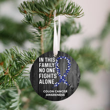 Load image into Gallery viewer, Colon Cancer Awareness Christmas Ornament - Get 30% OFF + FREE Shipping When You Order 10 Or More.